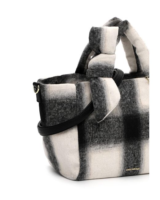 EMILY & NOAH Black Shopper Hanneke