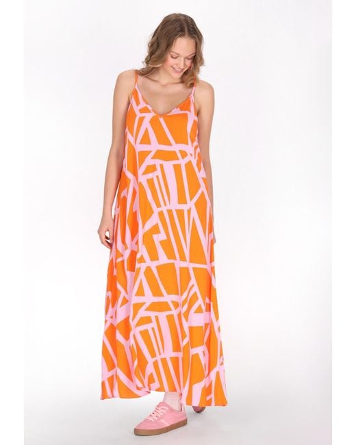 myMo Orange Sommerkleid