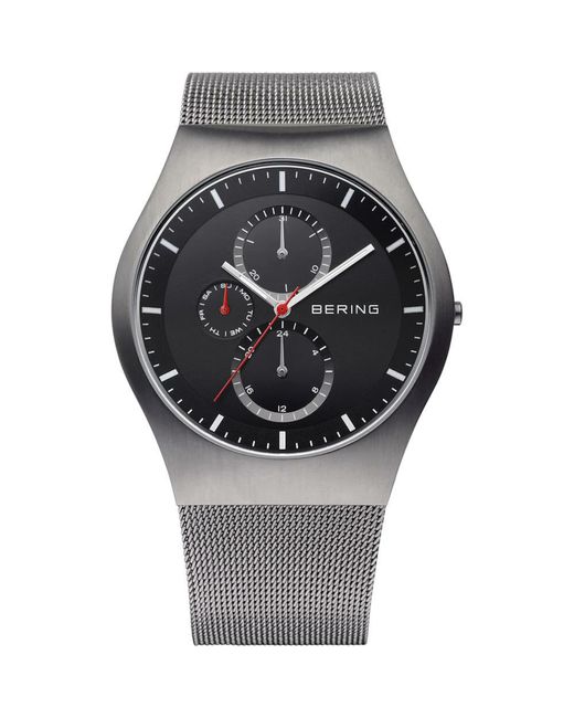 Bering Analoguhr Classic in Metallic für Herren