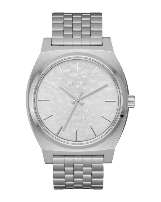 Nixon Uhr Time Teller Solar in Gray für Herren