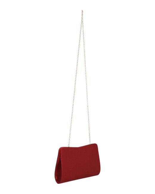 faina Red Clutch