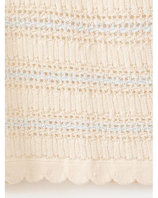 Mango White Pullover Provenza