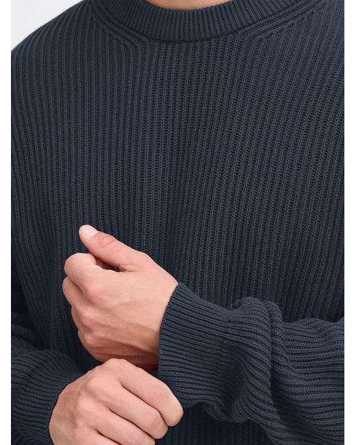 Solid Pullover Gia in Blue für Herren
