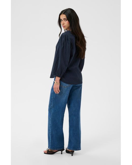 Kaffe Blue Bluse Bea