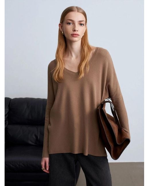 Dilvin Brown Pullover Pullover