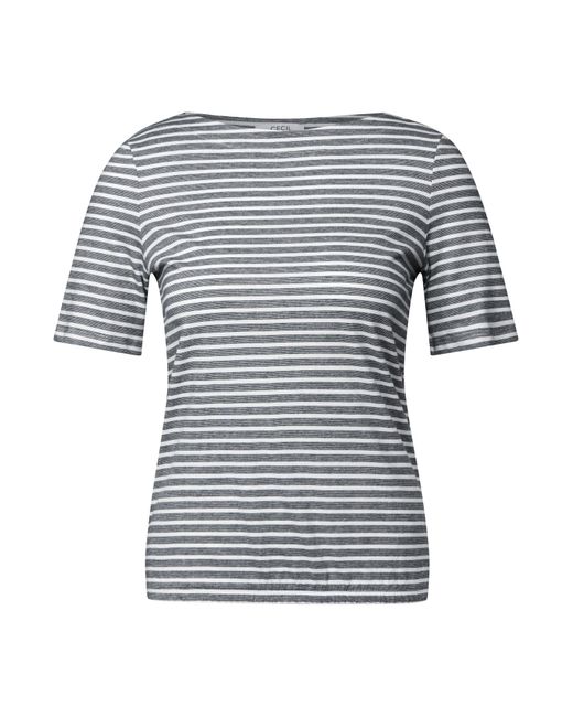 Cecil Gray Basic Kurzarmshirt