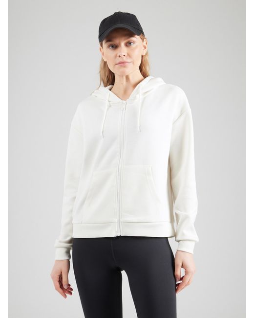 Only Play White Sportsweatjacke 'Onplounge'