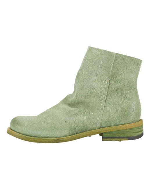 Felmini Green Ankle Boots