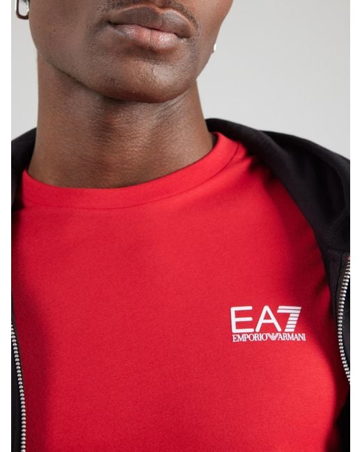 EA7 T-Shirt in Red für Herren