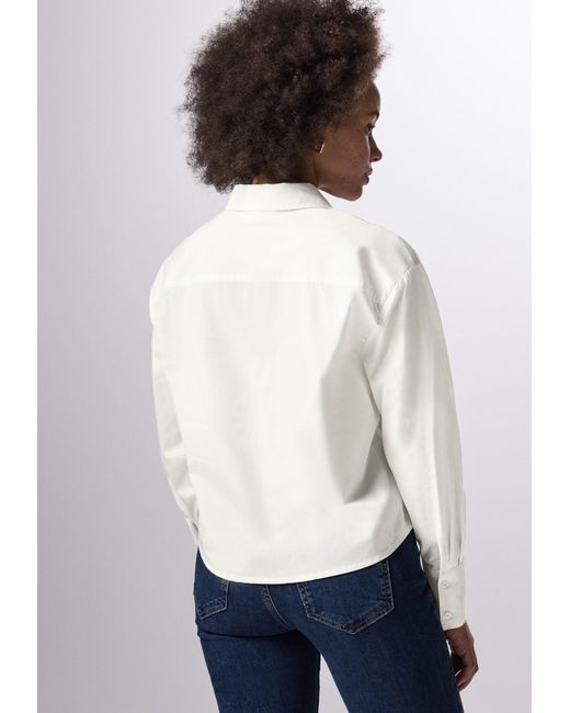 STREET ONE STUDIO White Hemdbluse Mit Knopfleiste