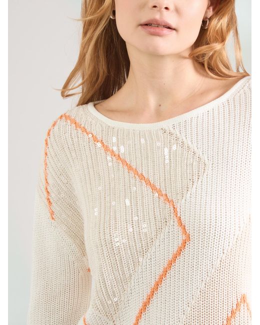 Monari White Pullover