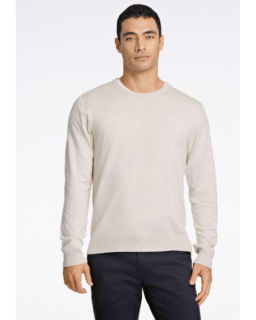 Lindbergh Pullover in Natural für Herren