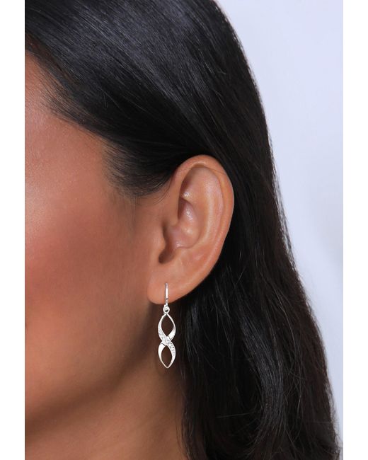 Elli Jewelry Metallic Ohrringe Infinity