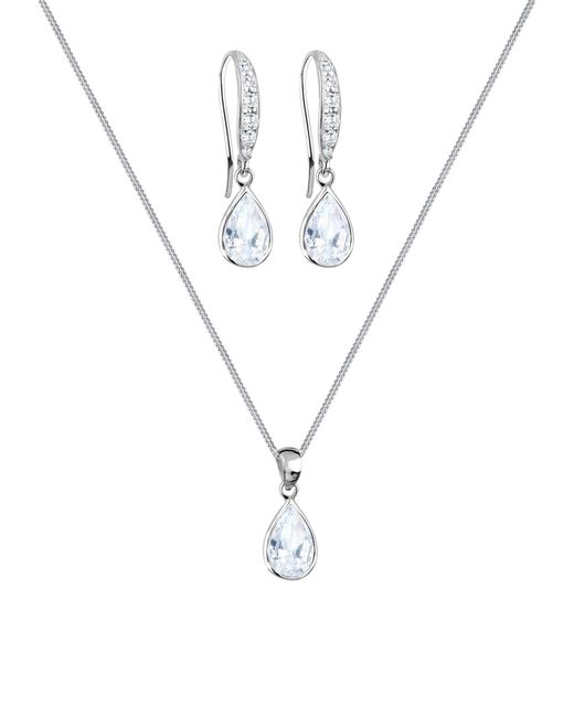 Elli Jewelry White Schmuckset