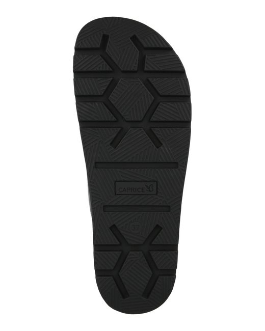 Caprice Black Pantolette