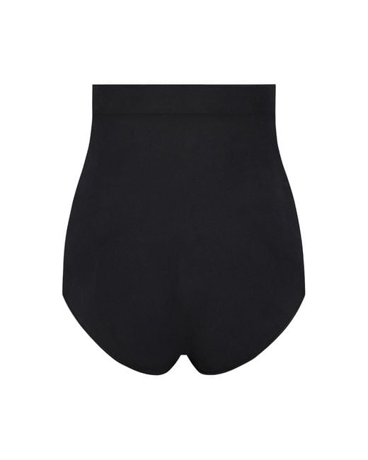 Bye Bra Black Shapingslip Soft Touch Seamless Mid Waist Brief