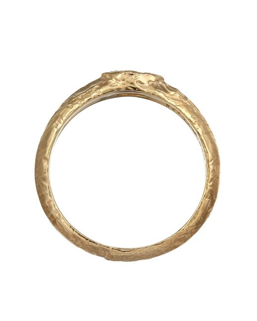 Haze & Glory Ring in White für Herren