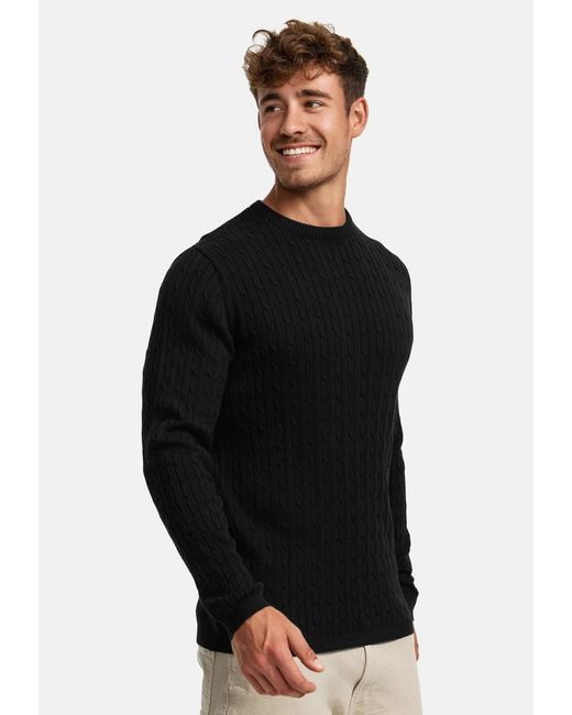 Kronstadt Pullover Cable in Black für Herren