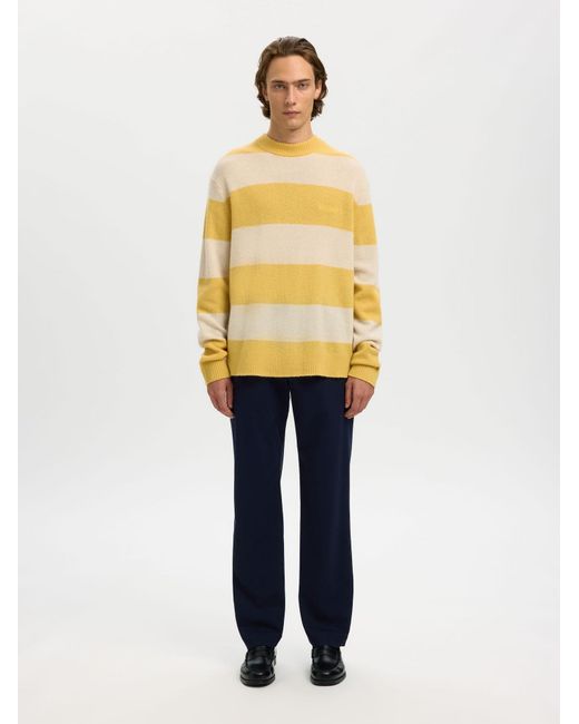 SELECTED Pullover in Yellow für Herren