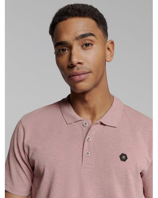 No Excess Poloshirt in Pink für Herren