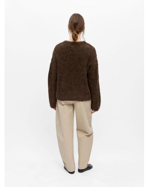 Object Brown Pullover Objharry