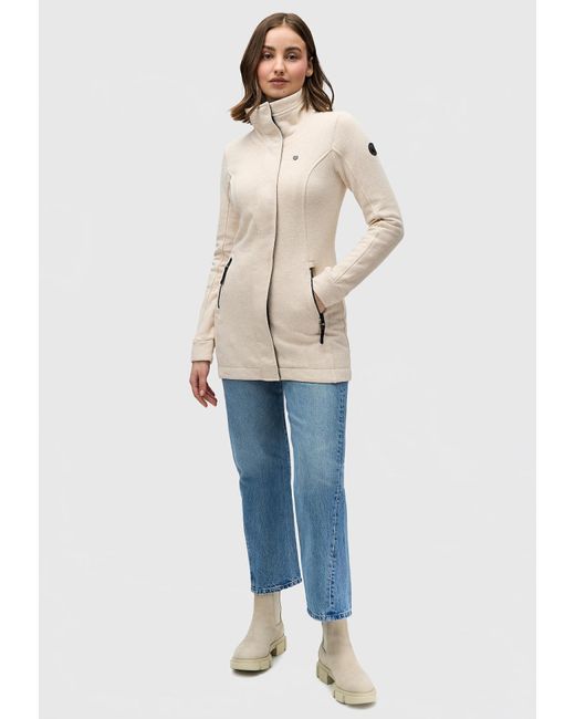 Ragwear Natural Sweatjacke 'Letrice'
