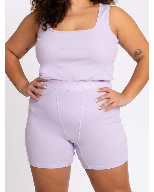 Yoek Purple Shorts