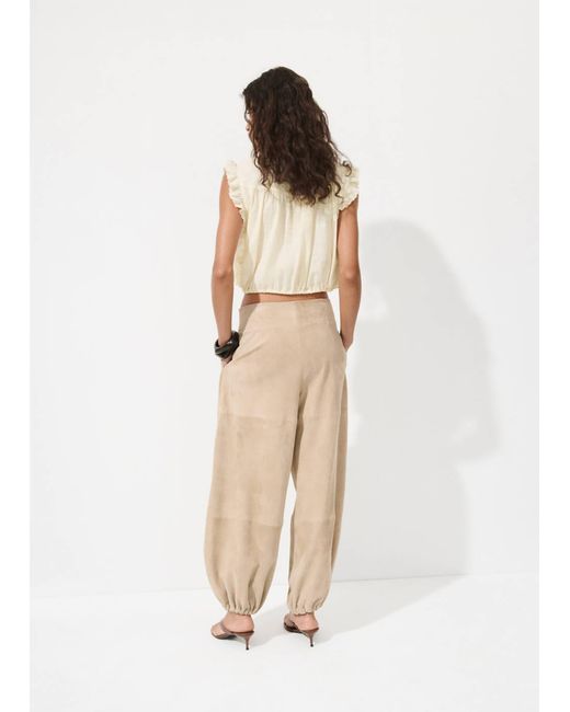 Mango White Bluse Lechuga