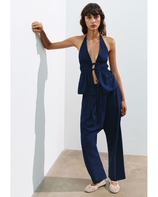 Pull&Bear Blue Top