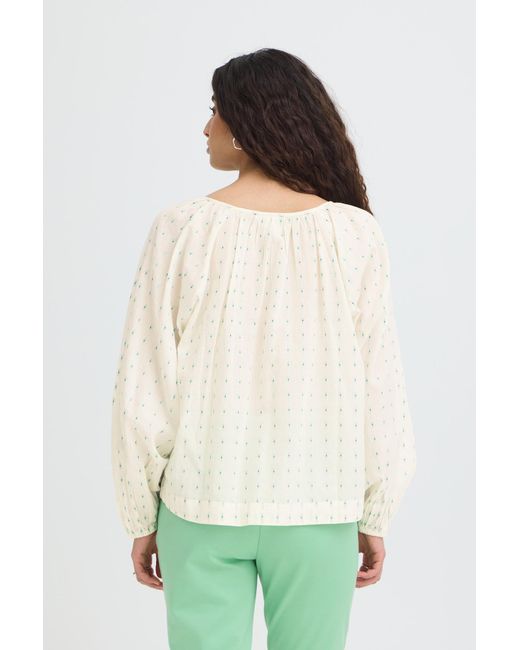 Ichi White Pullover Ihdotse