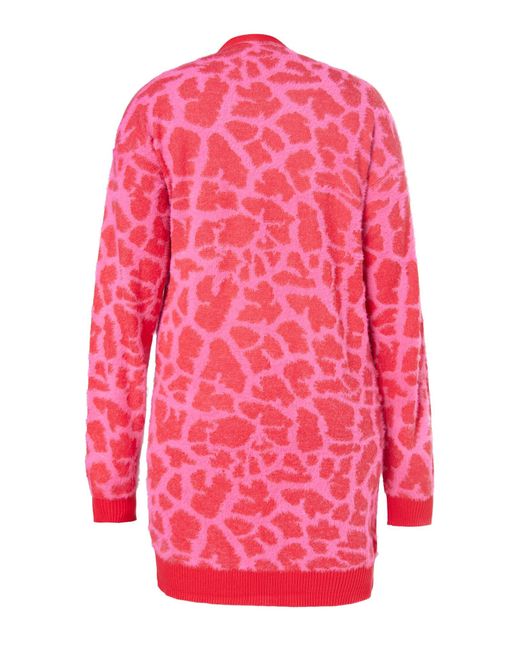 swirly Pink Strickjacke