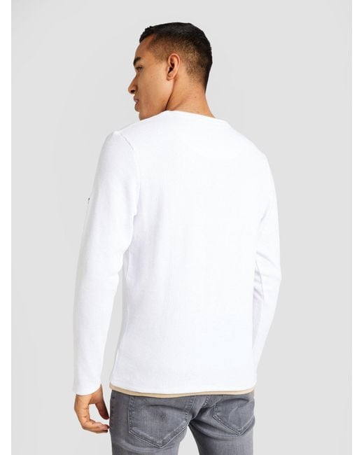 Key Largo Pullover Stefano in White für Herren
