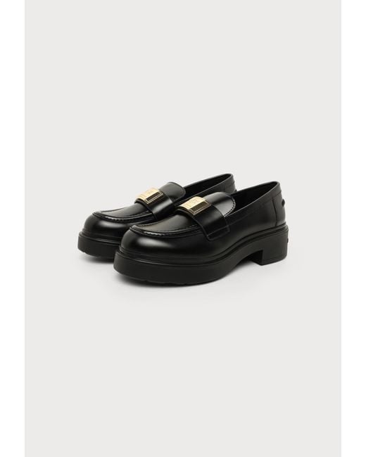 ARMANI EXCHANGE Black Slipper