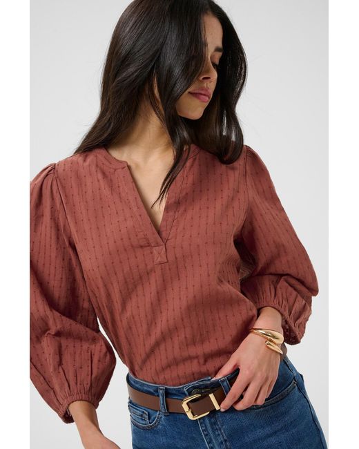 Kaffe Red Bluse Bea