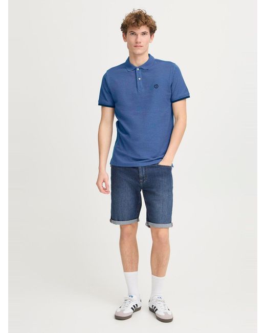 Solid Shirt Benjamin in Blue für Herren
