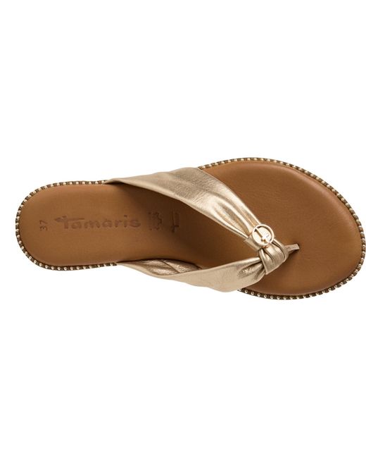 Tamaris Black Zehentrenner 'Dianette'