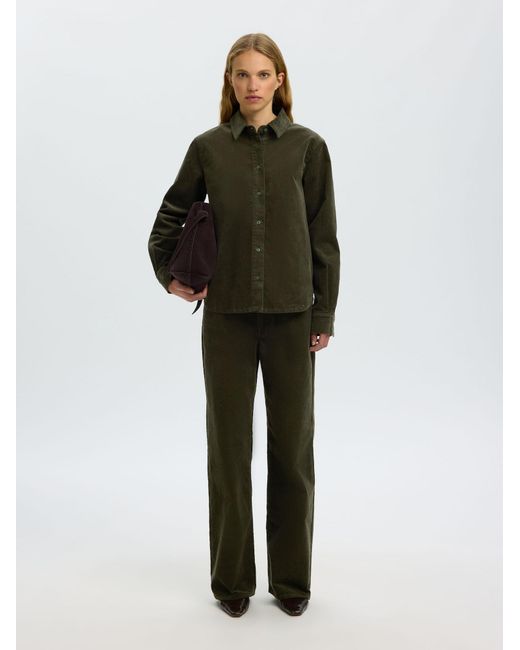 SELECTED Green Bluse