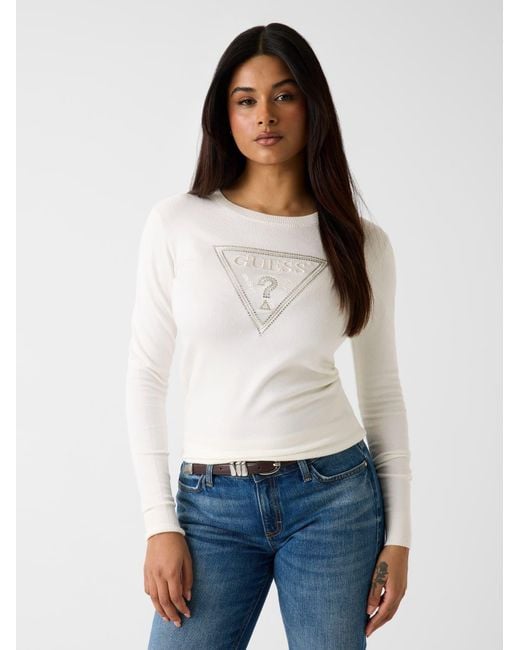 Guess White Pullover