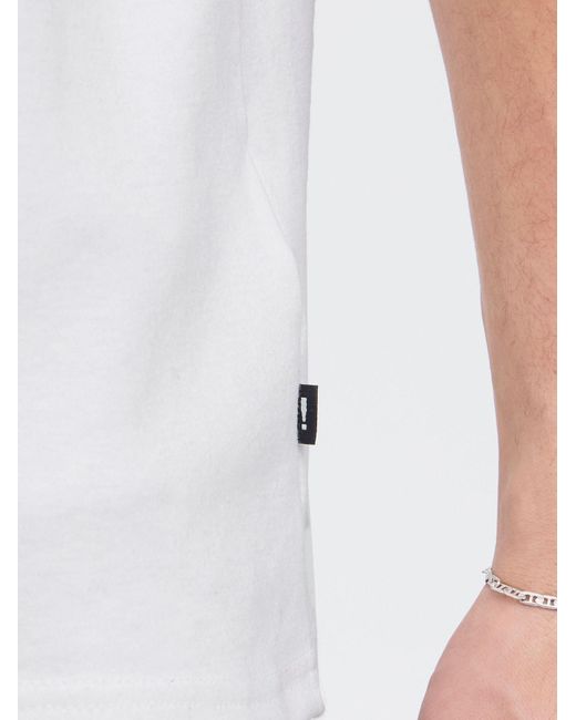 Solid T-Shirt Danton in White für Herren