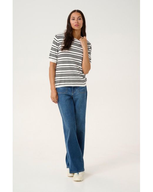 Kaffe White Pullover 'Lizza'