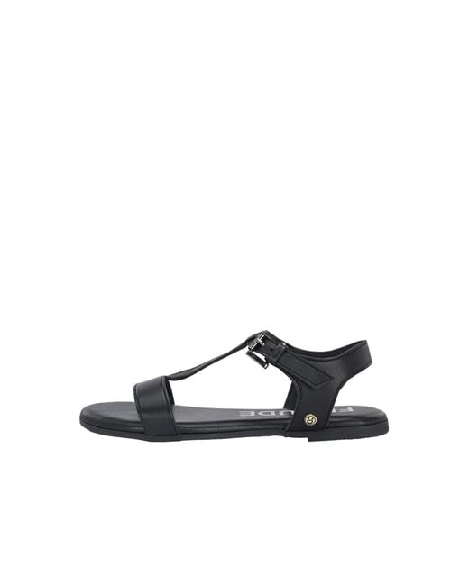 FREUDE Black Sandale Alea
