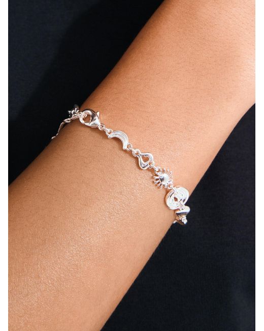 Pilgrim Armband Misha in White für Herren