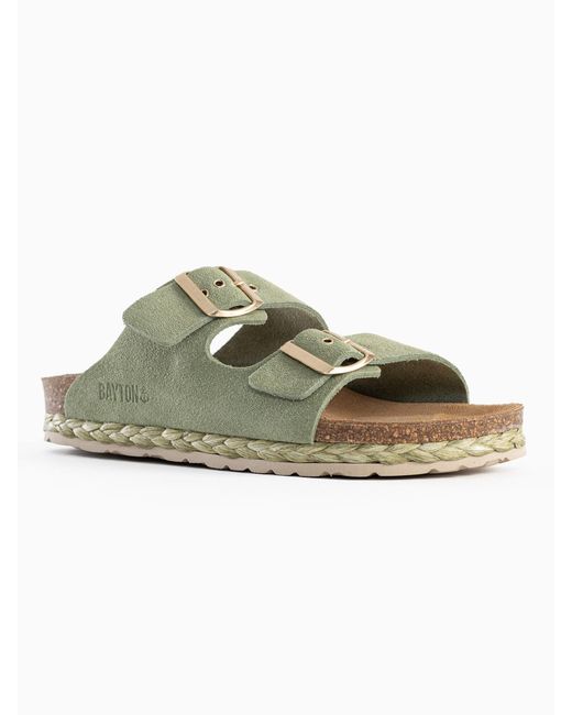 Bayton Green Pantolette 'Atlas'