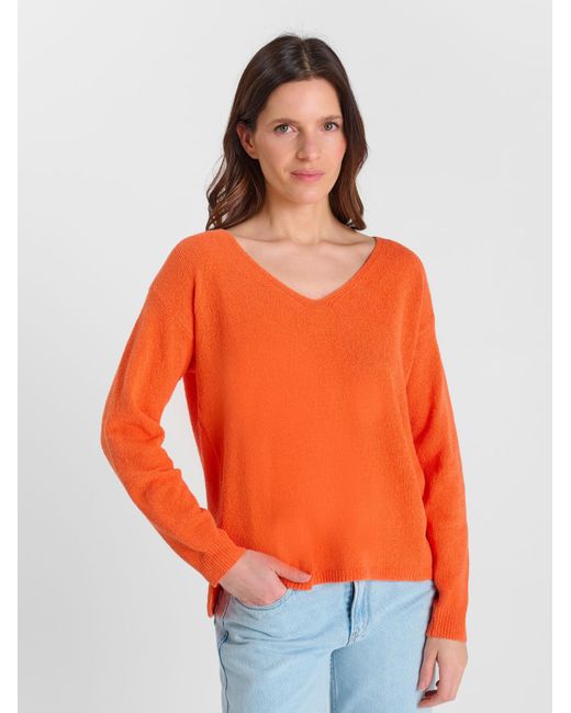 Le Temps Des Cerises Orange Pullover