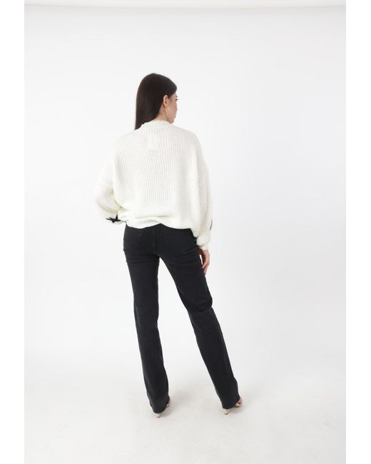 Elara White Pullover