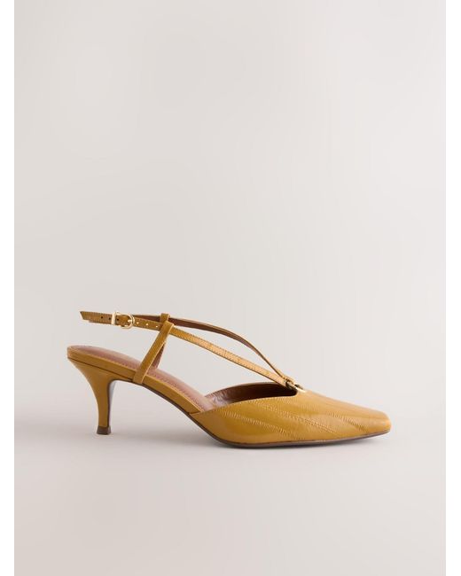 Next Yellow Pumps Forever Comfort
