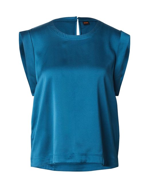Boss Blue Bluse 'Leaska'
