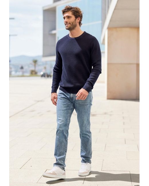 John Devin Pullover in Blue für Herren