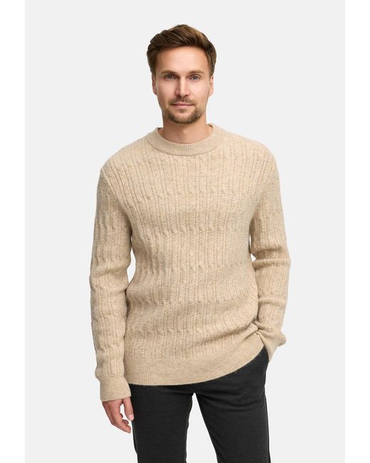 JEFF Pullover Jfmicah in Natural für Herren