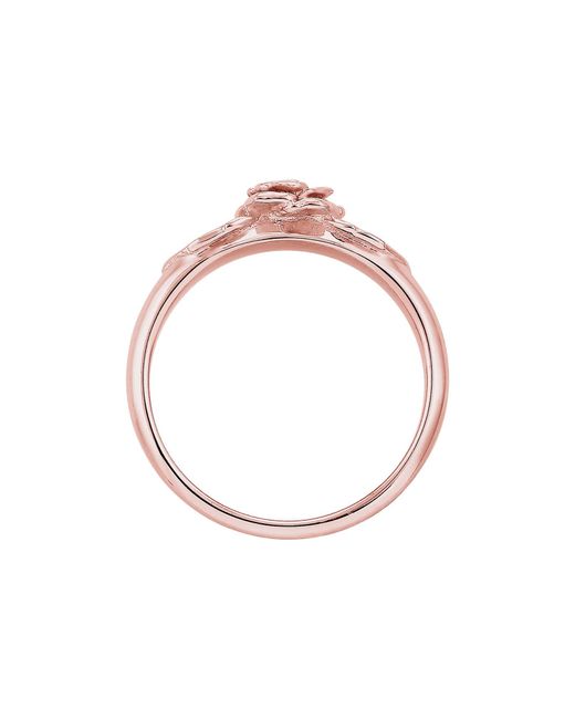 Elli Jewelry Pink Ring Rose, Vintage, Bandring